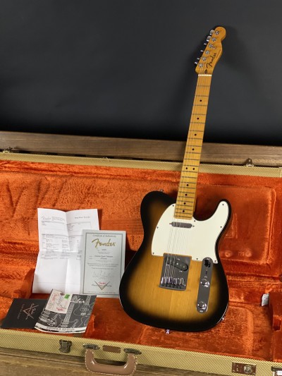 Fender 2010 Custom Shop Custom Classic NOS Telecaster 2 Color Sunburst